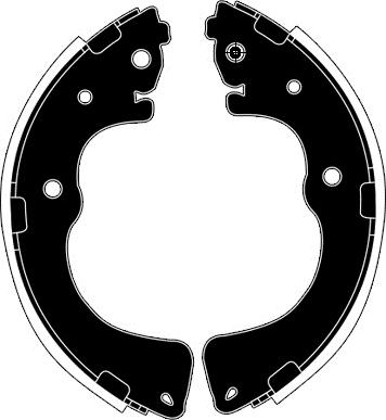 Raicam RA28760 - Set saboti frana aaoparts.ro