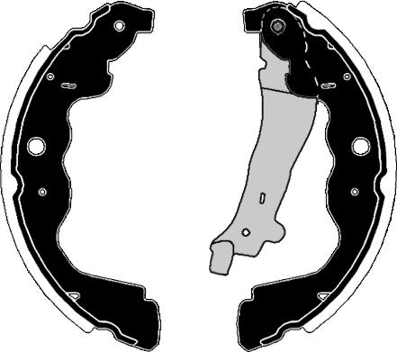 Raicam RA28720 - Set saboti frana aaoparts.ro