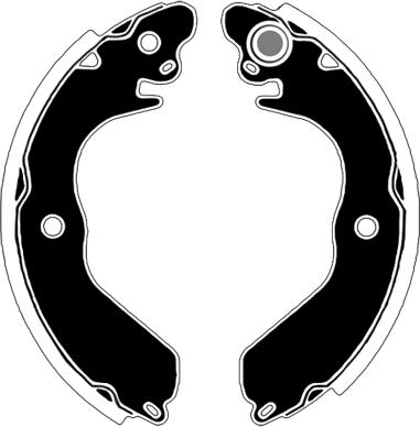 Raicam RA27020 - Set saboti frana aaoparts.ro