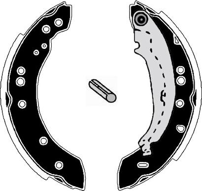 Raicam RA27110 - Set saboti frana aaoparts.ro