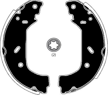 Raicam RA27130 - Set saboti frana aaoparts.ro