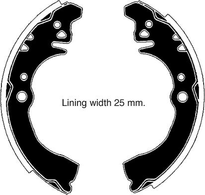 Raicam RA27840 - Set saboti frana aaoparts.ro