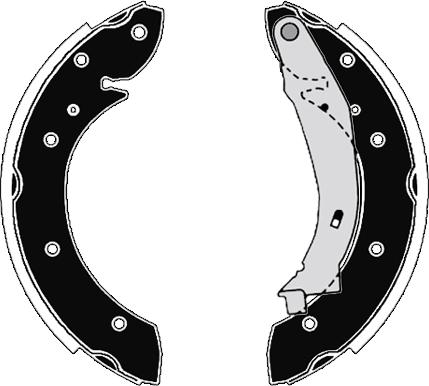 Raicam RA27331 - Set saboti frana aaoparts.ro