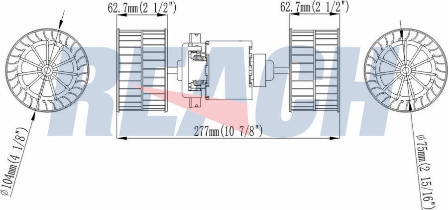 REACH 1.16.12123 - Ventilator, habitaclu aaoparts.ro