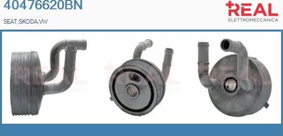 REAL 40476620BN - Radiator ulei, ulei motor aaoparts.ro