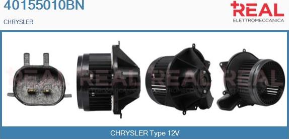 REAL 40155010BN - Ventilator, habitaclu aaoparts.ro