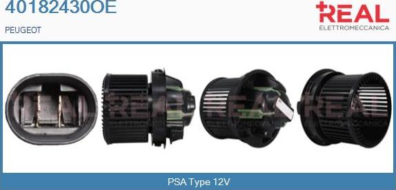 REAL 40182430OE - Ventilator, habitaclu aaoparts.ro