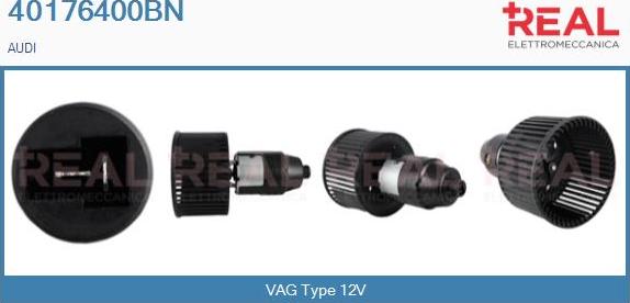 REAL 40176400BN - Ventilator, habitaclu aaoparts.ro
