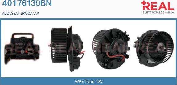 REAL 40176130BN - Ventilator, habitaclu aaoparts.ro