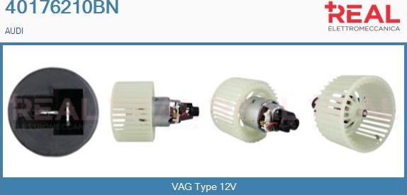 REAL 40176210BN - Ventilator, habitaclu aaoparts.ro