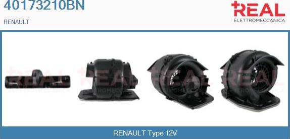 REAL 40173210BN - Ventilator, habitaclu aaoparts.ro