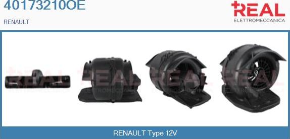 REAL 40173210OE - Ventilator, habitaclu aaoparts.ro