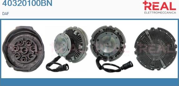 REAL 40320100BN - Cupla, ventilator radiator aaoparts.ro