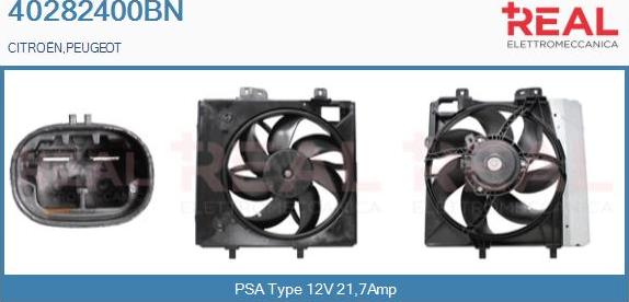 REAL 40282400BN - Motor electric,ventilator aaoparts.ro