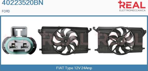 REAL 40223520BN - Motor electric,ventilator aaoparts.ro