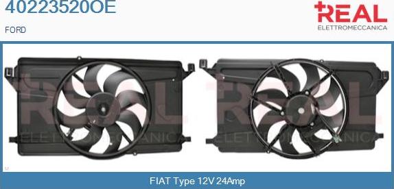 REAL 40223520OE - Motor electric,ventilator aaoparts.ro