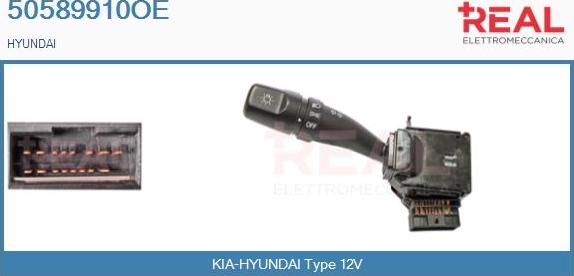 REAL 50589910OE - Comutator coloana directie aaoparts.ro