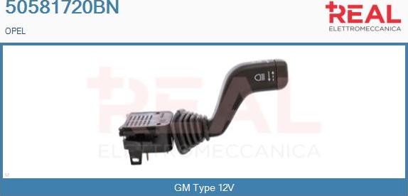 REAL 50581720BN - Comutator coloana directie aaoparts.ro