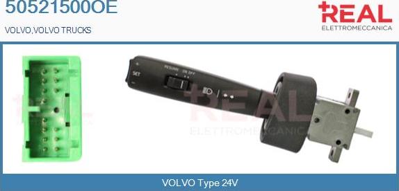REAL 50521500OE - Comutator coloana directie aaoparts.ro