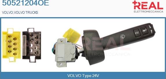 REAL 50521204OE - Comutator coloana directie aaoparts.ro