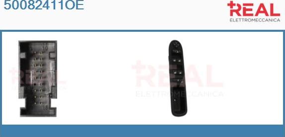 REAL 50082411OE - Comutator,macara geam aaoparts.ro