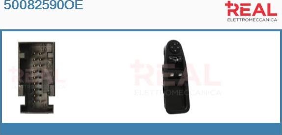 REAL 50082590OE - Comutator,macara geam aaoparts.ro