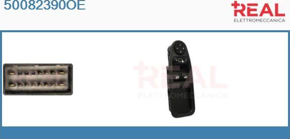 REAL 50082390OE - Comutator,macara geam aaoparts.ro