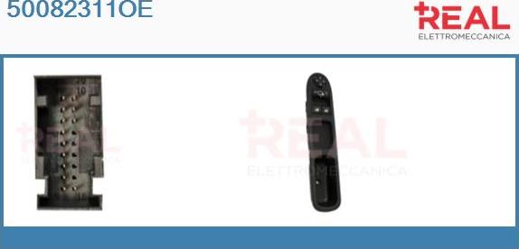 REAL 50082311OE - Comutator,macara geam aaoparts.ro