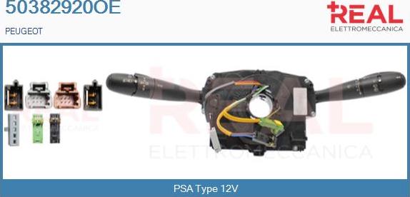 REAL 50382920OE - Comutator coloana directie aaoparts.ro