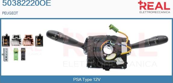 REAL 50382220OE - Comutator coloana directie aaoparts.ro
