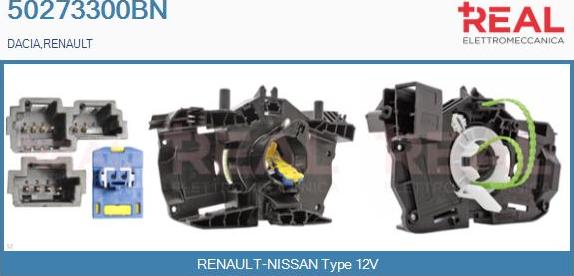 REAL 50273300BN - Arc spirala, Airbag aaoparts.ro