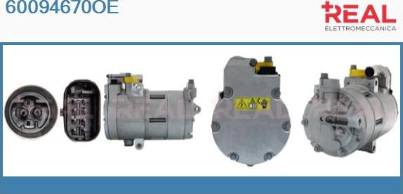 REAL 60094670OE - Compresor, climatizare aaoparts.ro