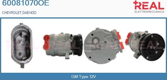 REAL 60081070OE - Compresor, climatizare aaoparts.ro