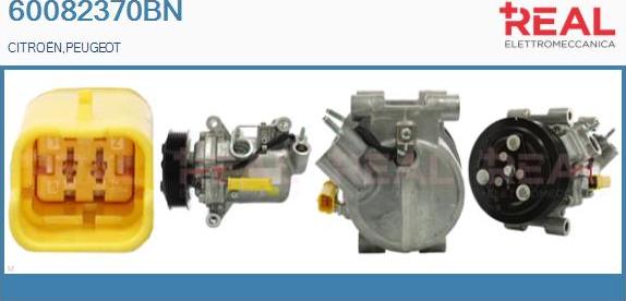REAL 60082370BN - Compresor, climatizare aaoparts.ro
