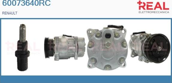 REAL 60073640RC - Compresor, climatizare aaoparts.ro