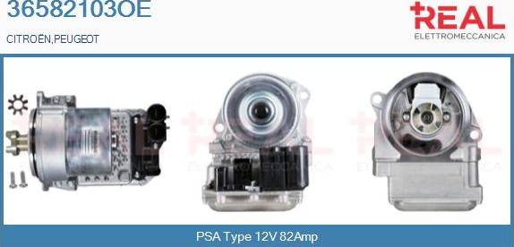 REAL 36582103OE - Motor electric, caseta directie aaoparts.ro