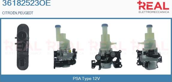REAL 36182523OE - Pompa hidraulica, sistem de directie aaoparts.ro