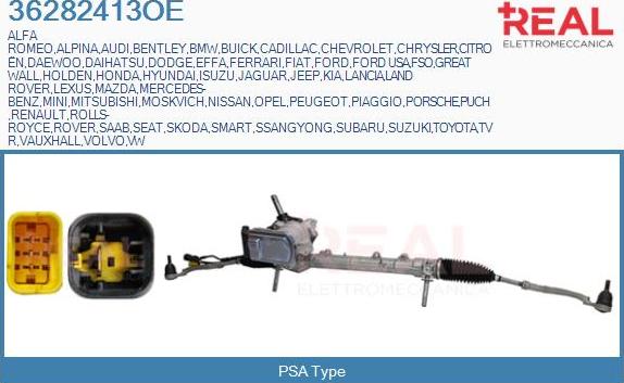 REAL 36282413OE - Caseta directie aaoparts.ro