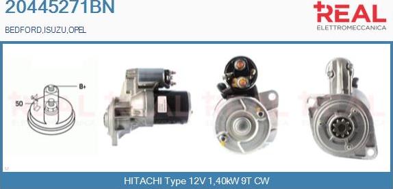 REAL 20445271BN - Starter aaoparts.ro