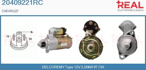 REAL 20409221RC - Starter aaoparts.ro