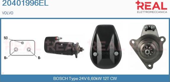 REAL 20401996EL - Starter aaoparts.ro