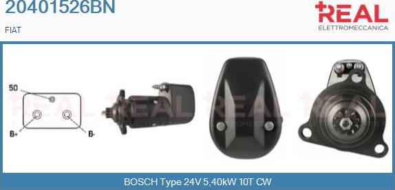 REAL 20401526BN - Starter aaoparts.ro