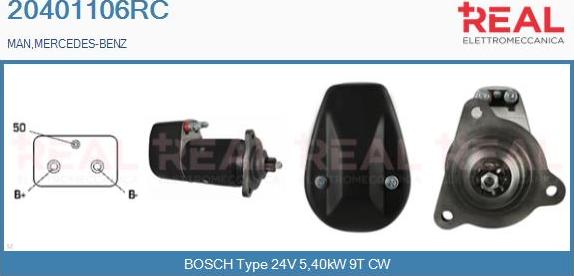 REAL 20401106RC - Starter aaoparts.ro