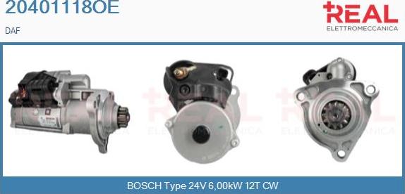 REAL 20401118OE - Starter aaoparts.ro