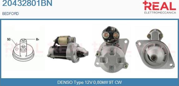 REAL 20432801BN - Starter aaoparts.ro