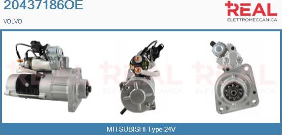 REAL 20437186OE - Starter aaoparts.ro