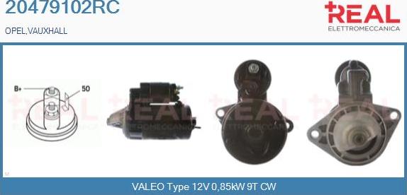 REAL 20479102RC - Starter aaoparts.ro