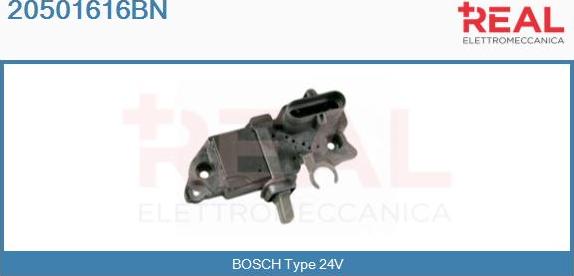 REAL 20501616BN - Regulator, alternator aaoparts.ro