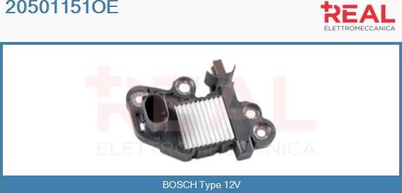 REAL 20501151OE - Regulator, alternator aaoparts.ro