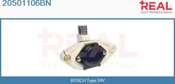 REAL 20501106BN - Regulator, alternator aaoparts.ro